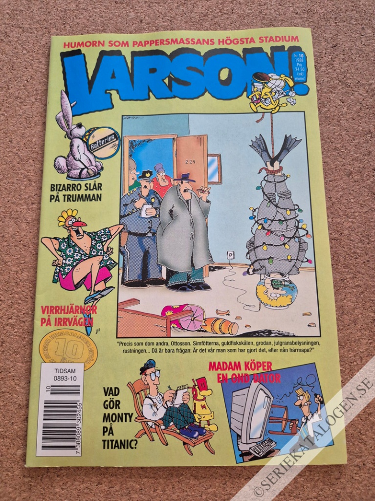 Framsida på Larson! #10 (1998)