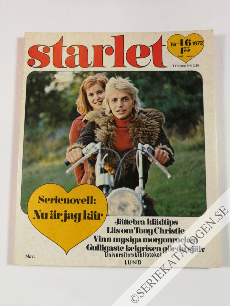 Framsida på Starlet #46 (1972)