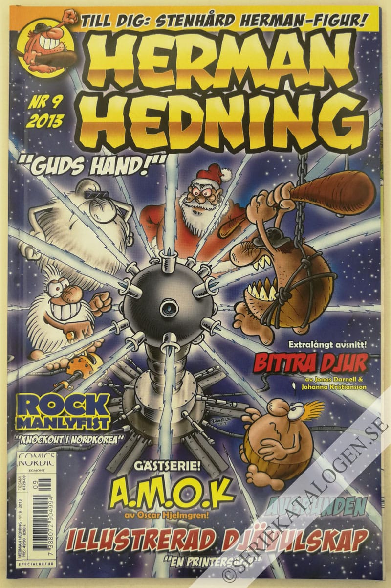 Framsida på Herman Hedning #9 (2013)