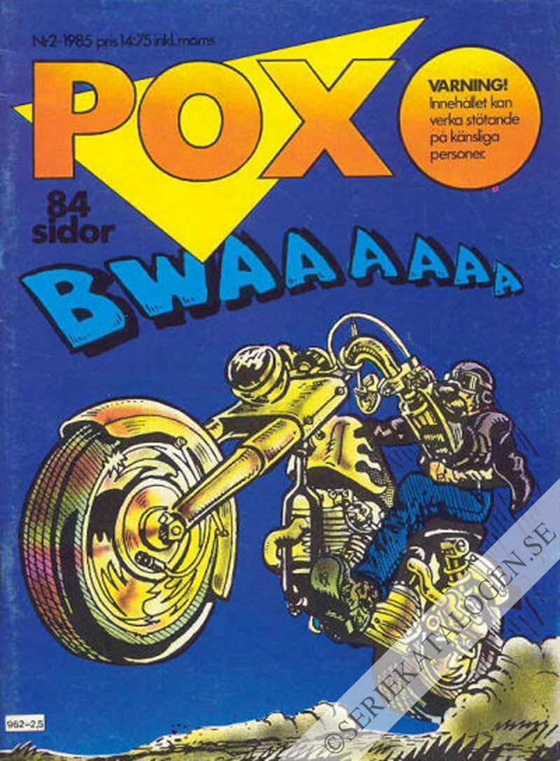 Framsida på Pox #2 (1985)