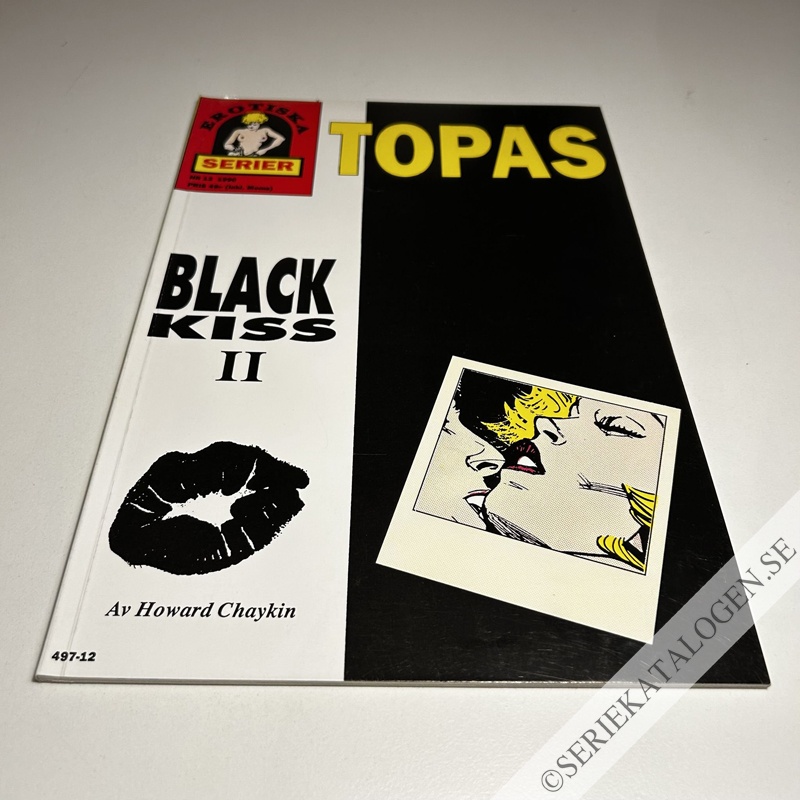 Framsida på Topas Black kiss II (1990)