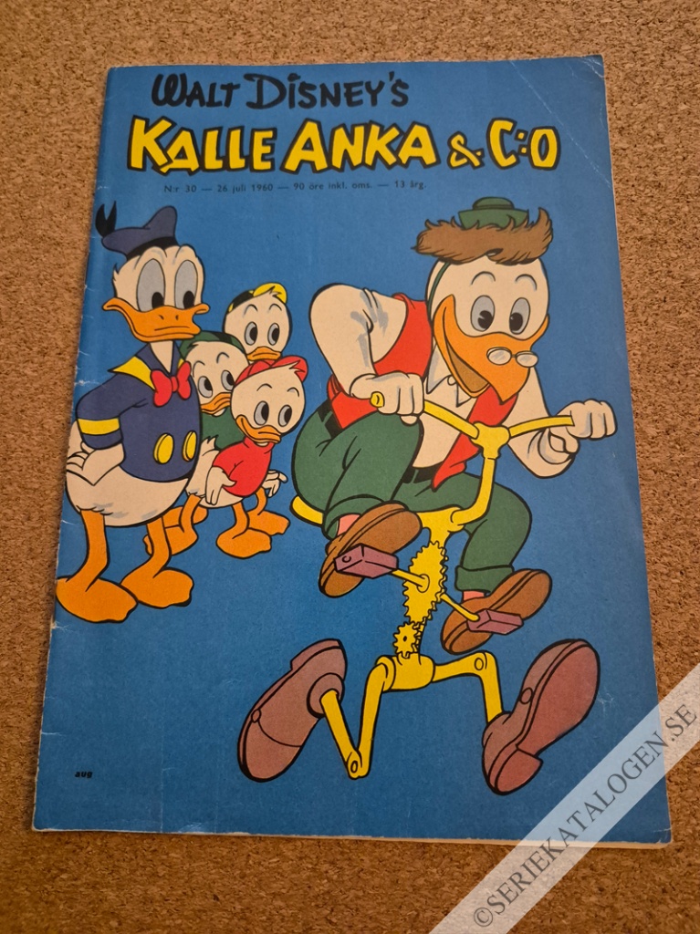 Framsida på Kalle Anka & C:o #30 (1960)