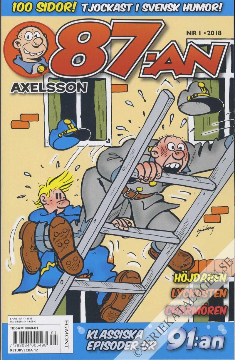 Framsida på 87:an Axelsson #1 (2018)