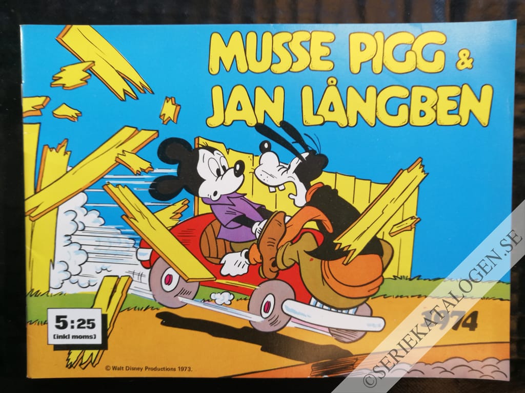 Framsida på Musse Pigg och Jan Långben # (1973)