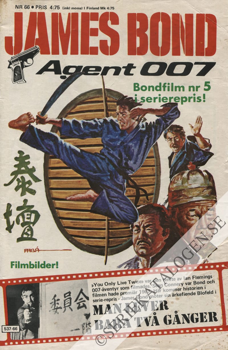 Framsida på James Bond agent 007 #66 (1980)