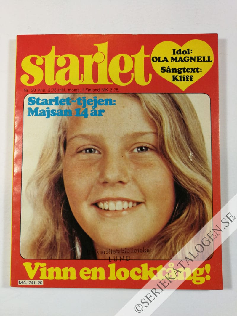 Framsida på Starlet #20 (1976)