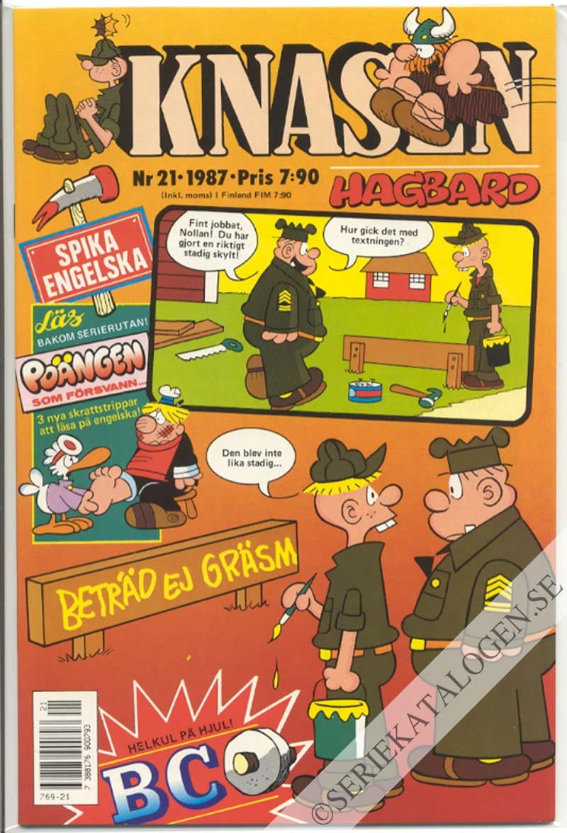 Framsida på Knasen #21 (1987)