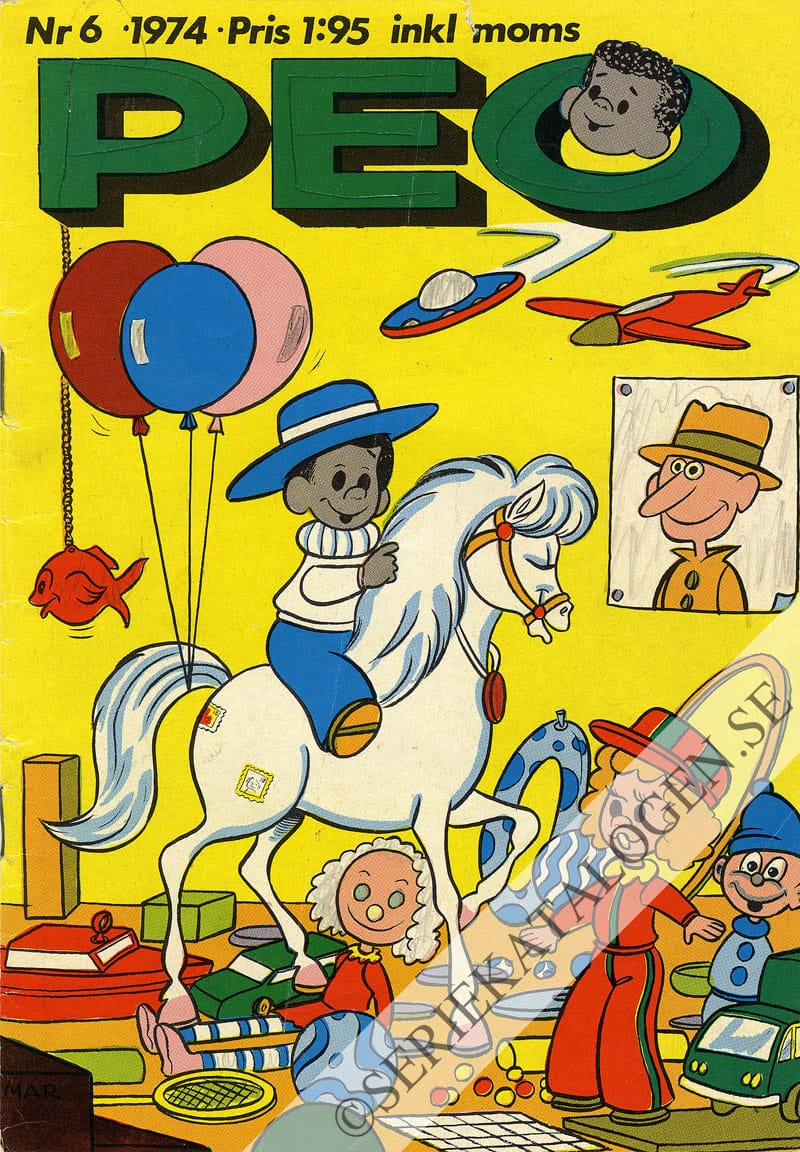 Framsida på Peo #6 (1974)