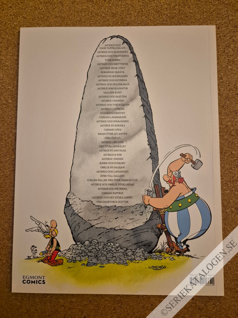 Baksida på Asterix som gladiator (2021)