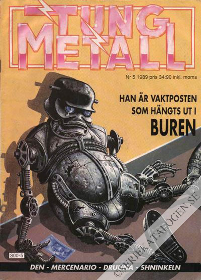 Framsida på Tung metall #5 (1989)