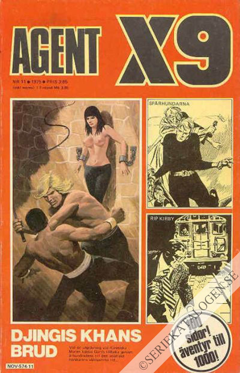 Framsida på Agent X9 #11 (1975)