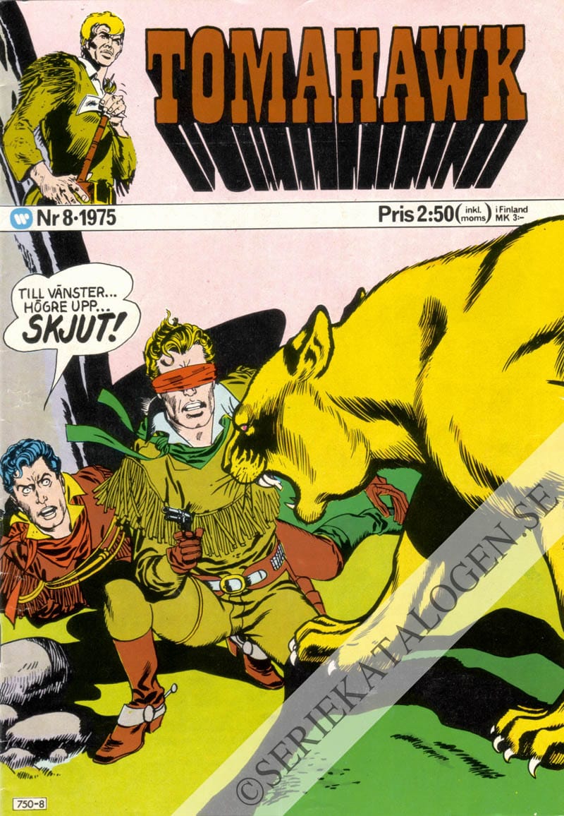 Framsida på Tomahawk #8 (1975)