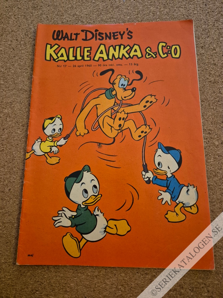 Framsida på Kalle Anka & C:o #17 (1960)