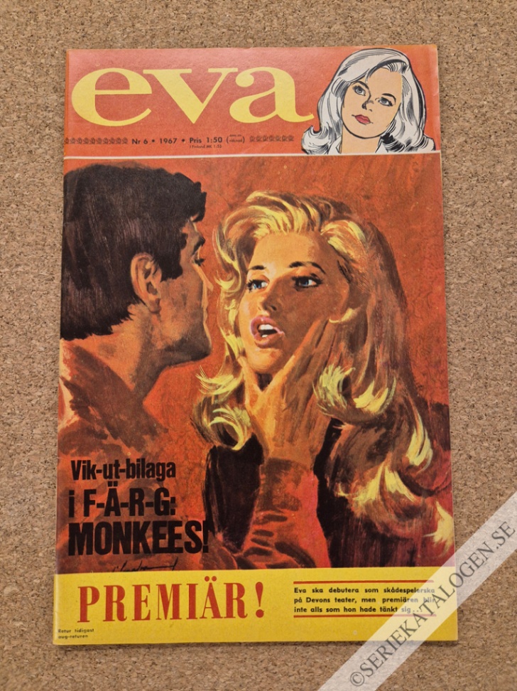Framsida på Eva och jag #6 (1967)