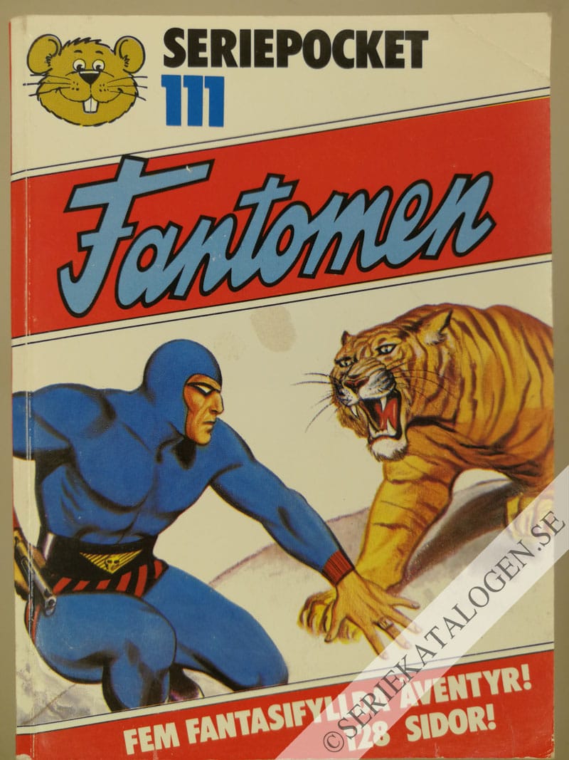 Framsida på Seriepocket #111 - Fantomen (1982)