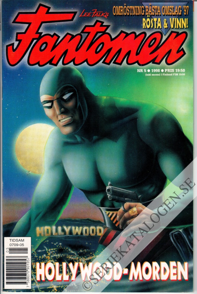 Framsida på Fantomen #5 (1998)