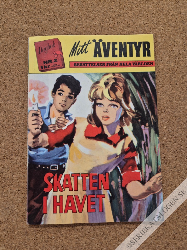 Framsida på Mitt äventyr Skatten i havet (1967)