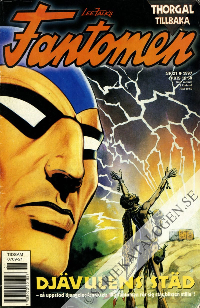 Framsida på Fantomen #21 (1997)