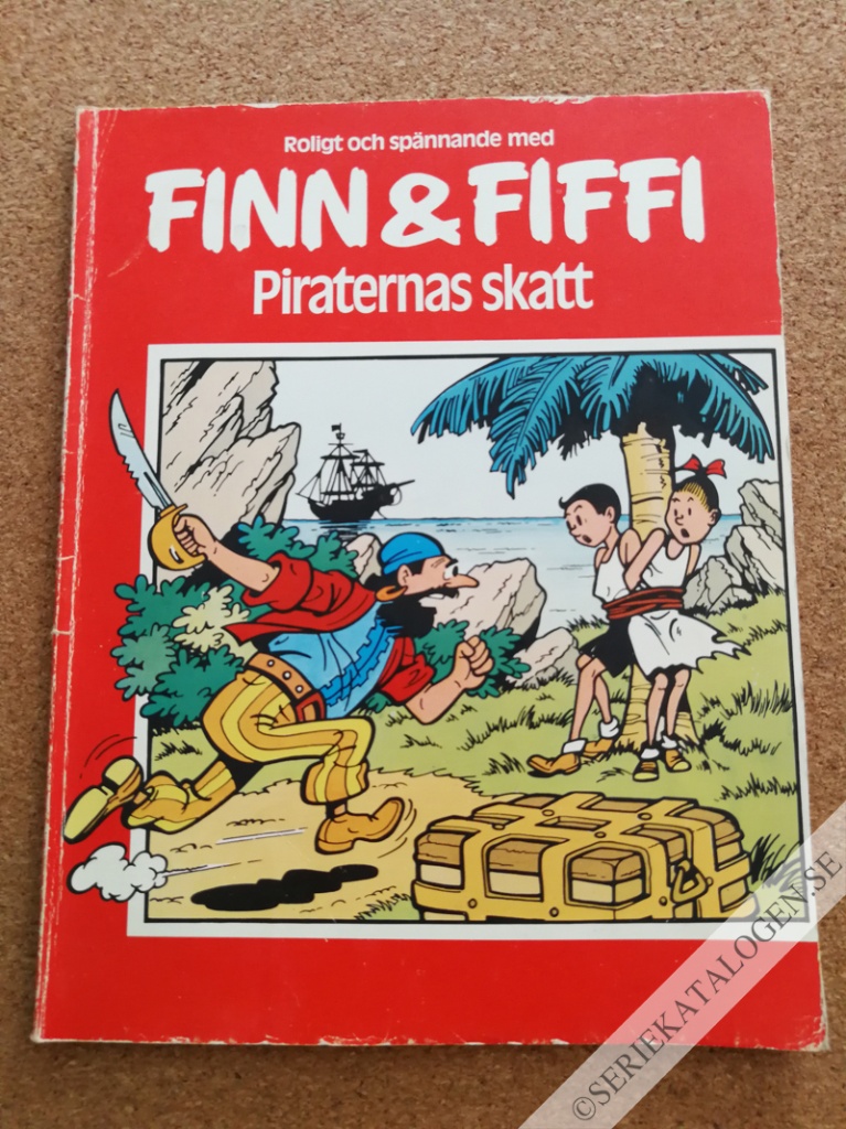 Framsida på Finn & Fiffi Piraternas skatt (19??)