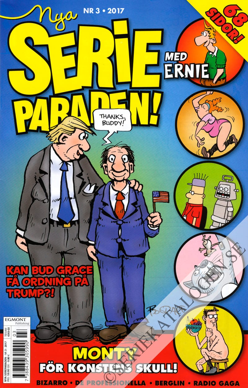 Framsida på Nya Serieparaden #3 (2017)