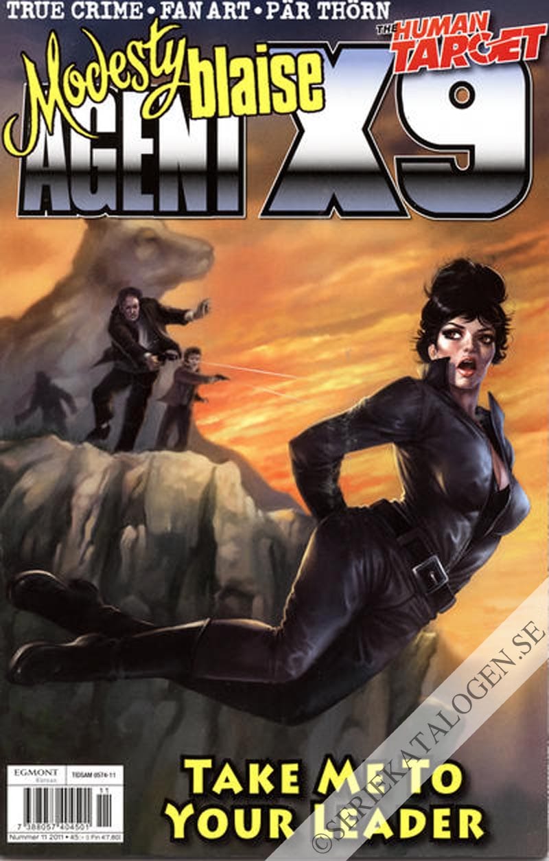 Framsida på Agent X9 #11 (2011)