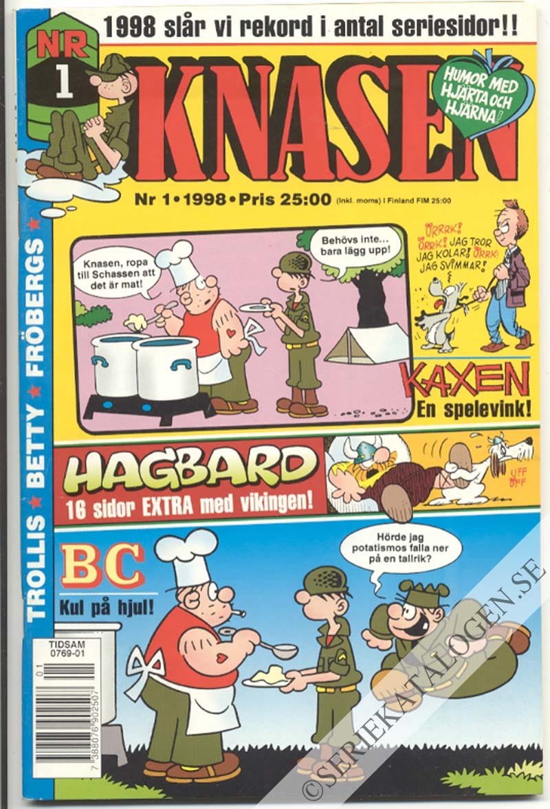 Framsida på Knasen #1 (1998)