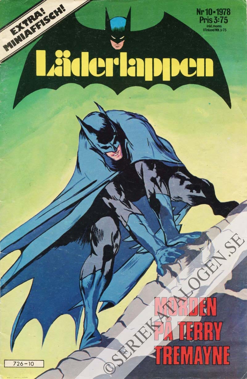 Framsida på Läderlappen och Robin #10 (1978)