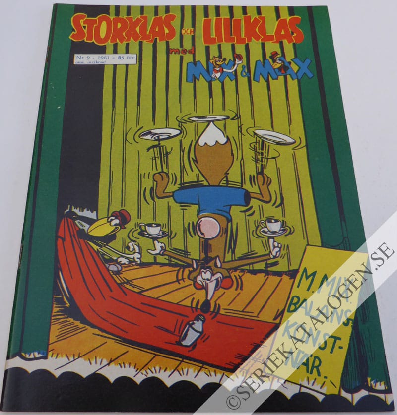 Framsida på Storklas och Lillklas #9 (1961)
