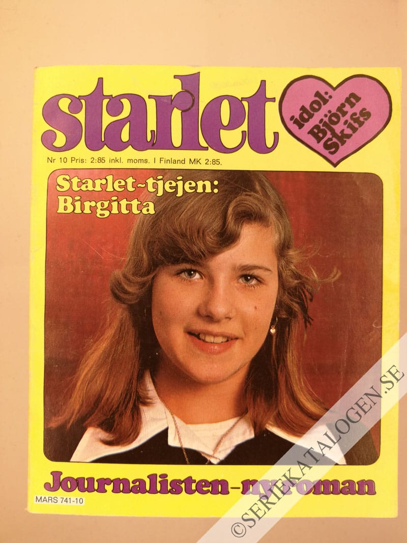 Framsida på Starlet #10 (1977)