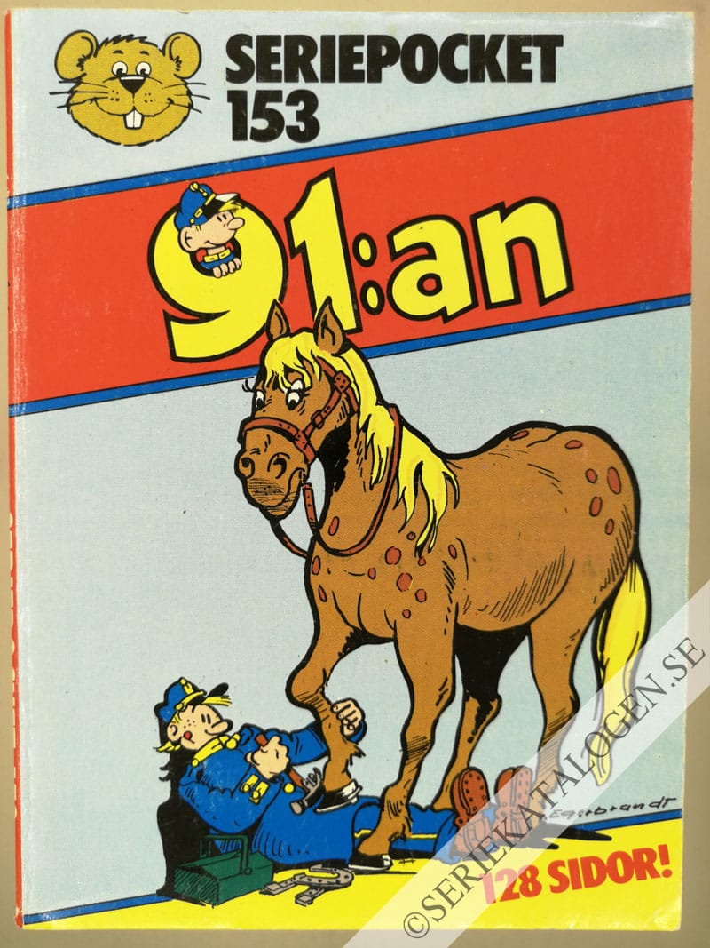 Framsida på Seriepocket #153 - 91:an (1985)