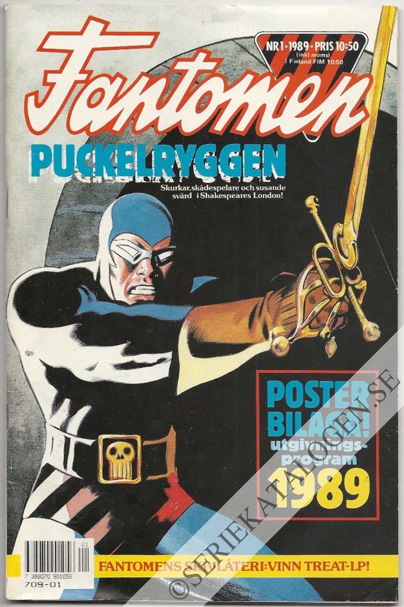 Framsida på Fantomen #1 (1989)