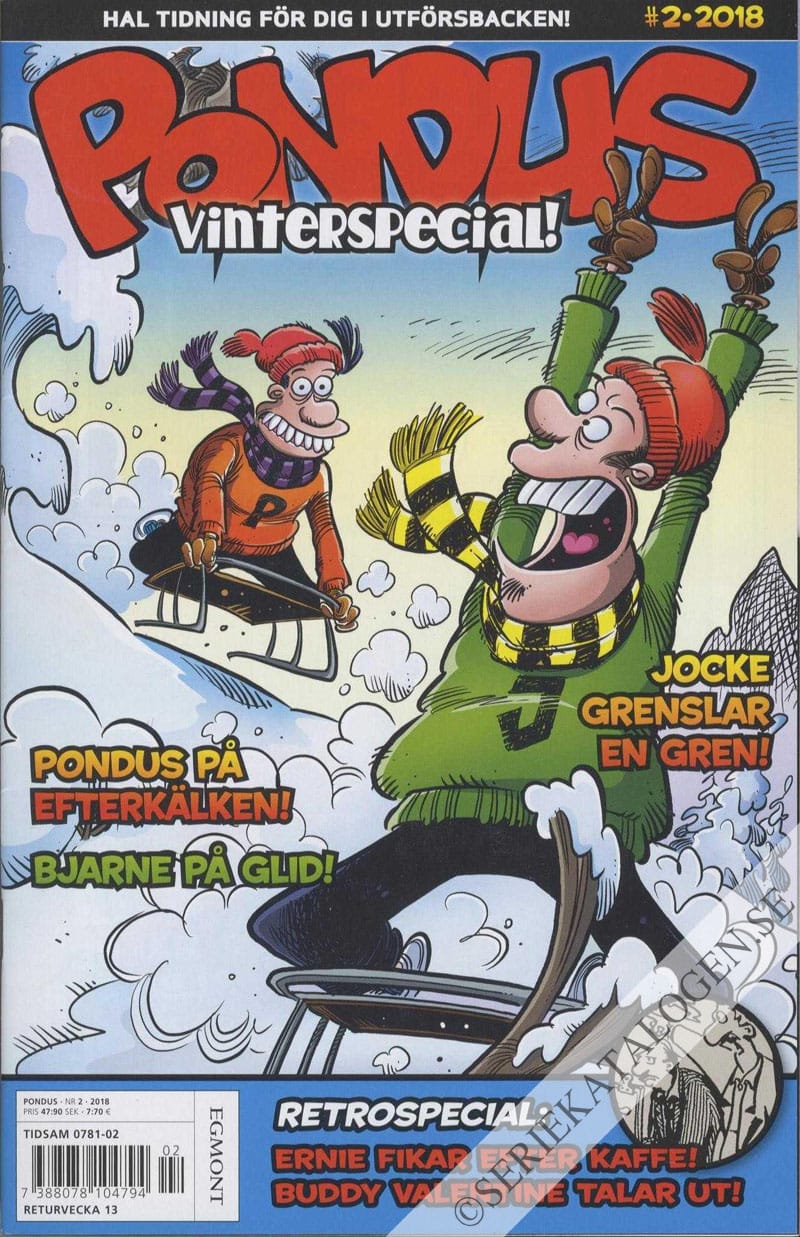 Framsida på Pondus #2 (2018)