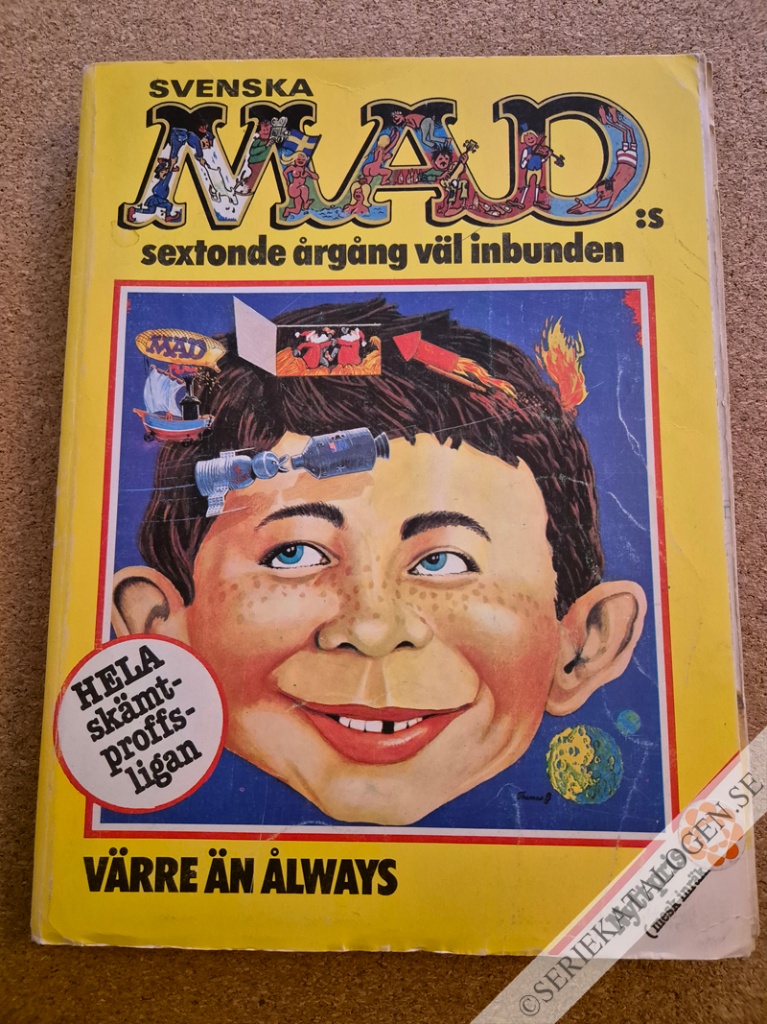 Framsida på Det värsta ur svenska MAD #1975 (1976)
