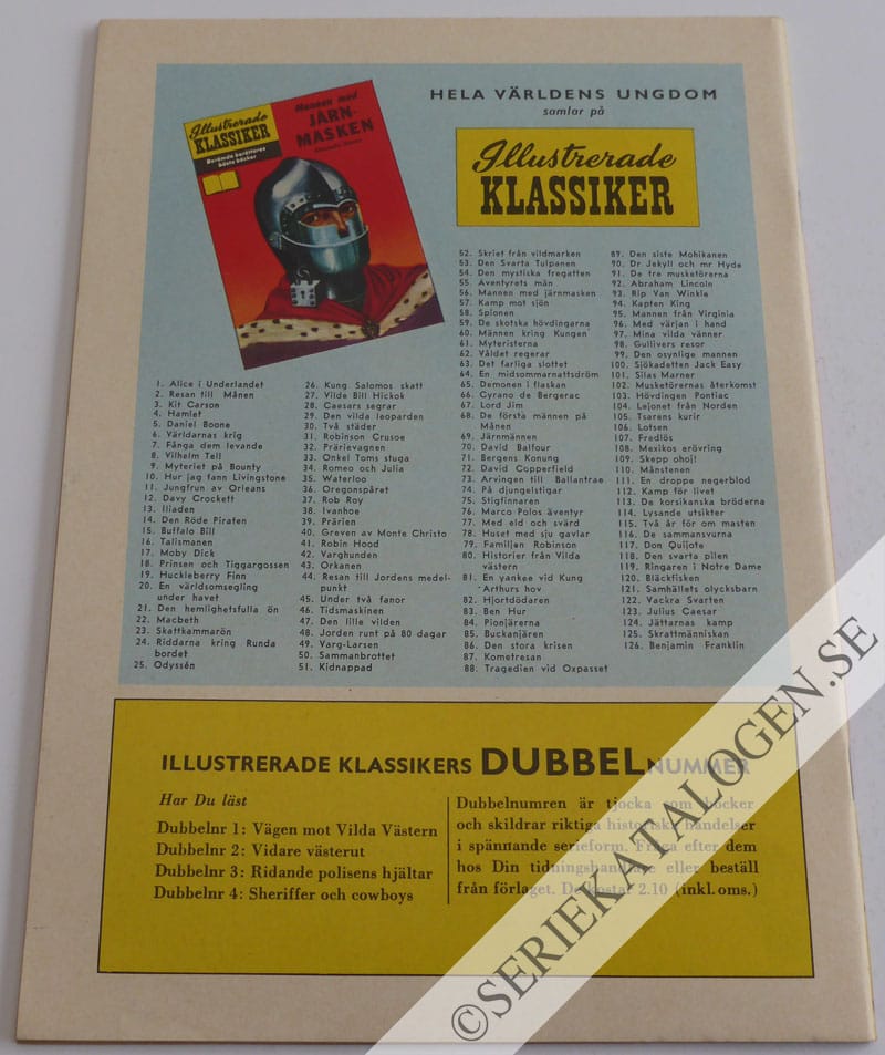 Baksida på Benjamin Franklin (1961)