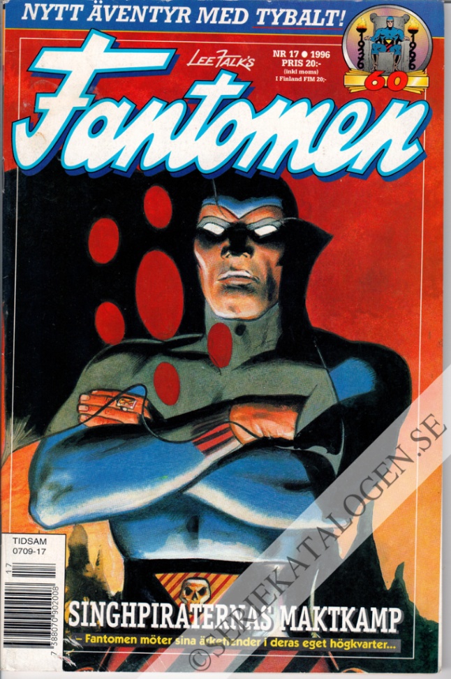Framsida på Fantomen #17 (1996)