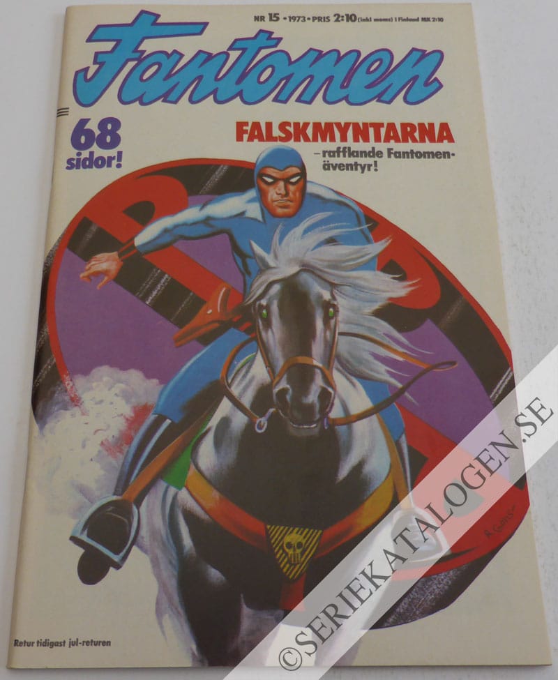 Framsida på Fantomen #15 (1973)