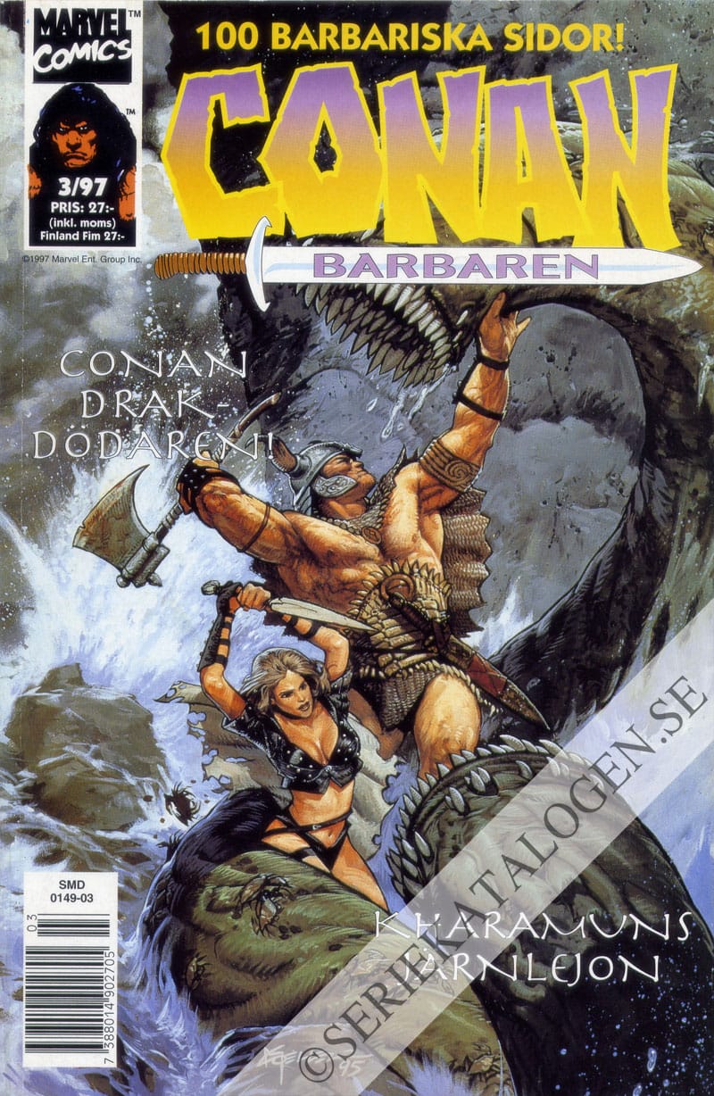 Framsida på Conan barbaren #3 (1997)