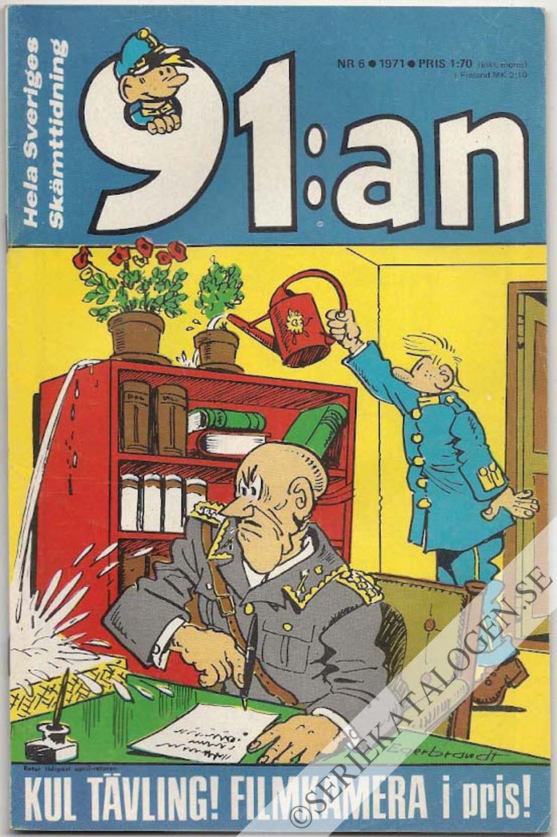 Framsida på 91:an #6 (1971)
