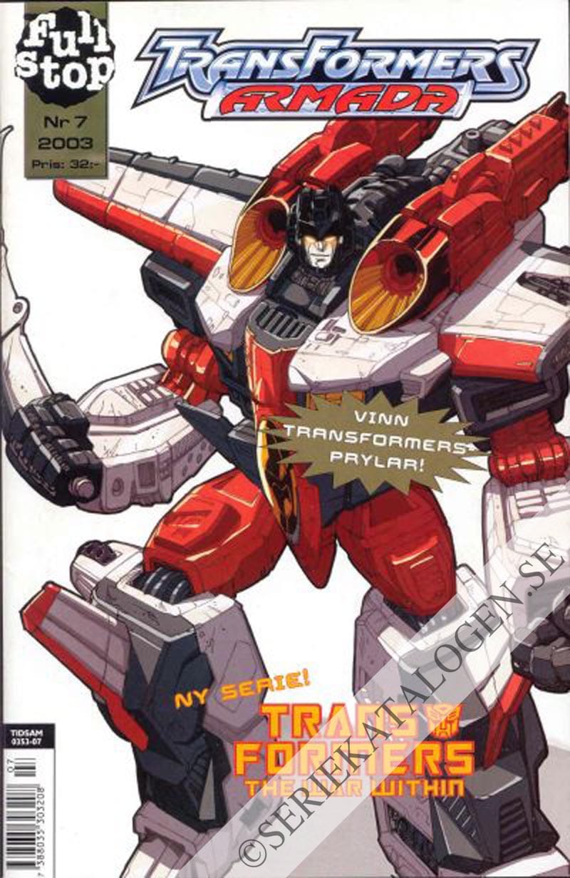 Framsida på Transformers armada #7 (2003)