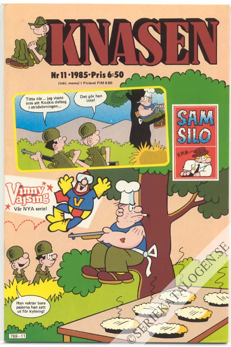 Framsida på Knasen #11 (1985)