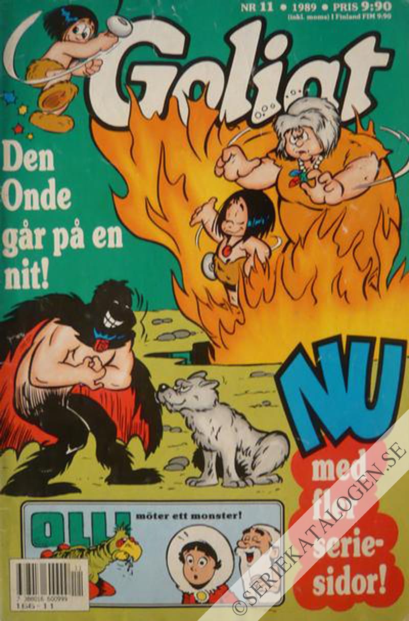 Framsida på Goliat #11 (1989)