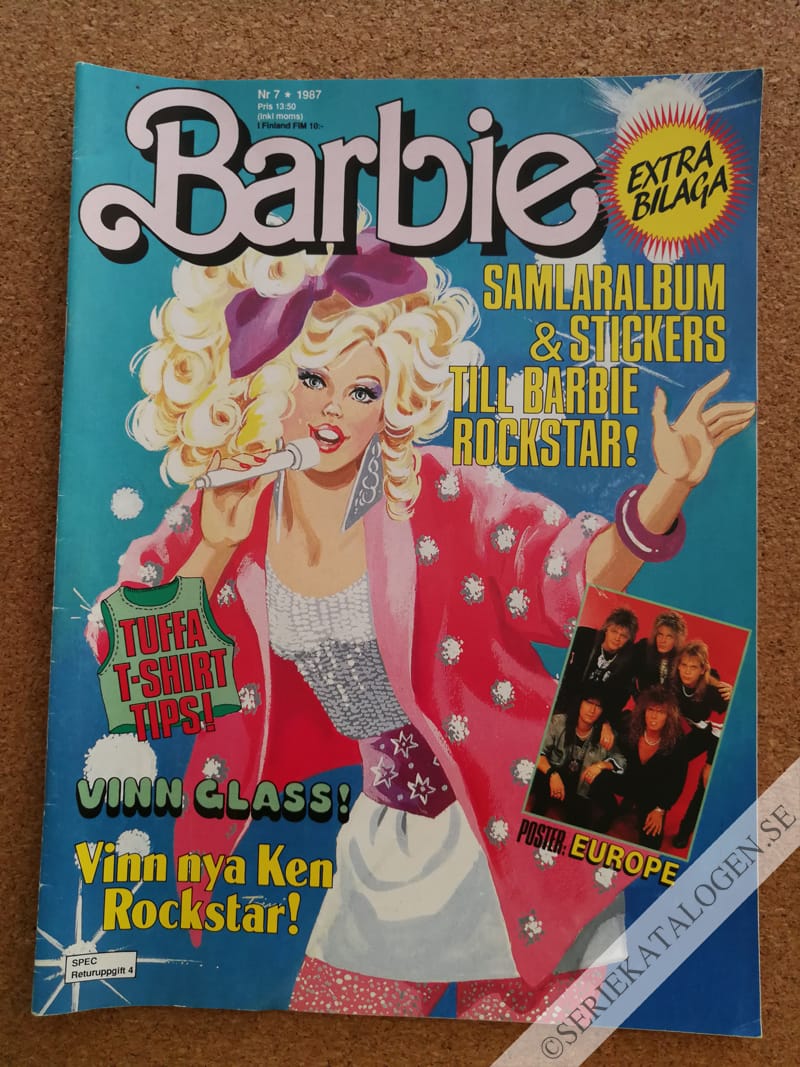 Framsida på Barbie #7 (1987)
