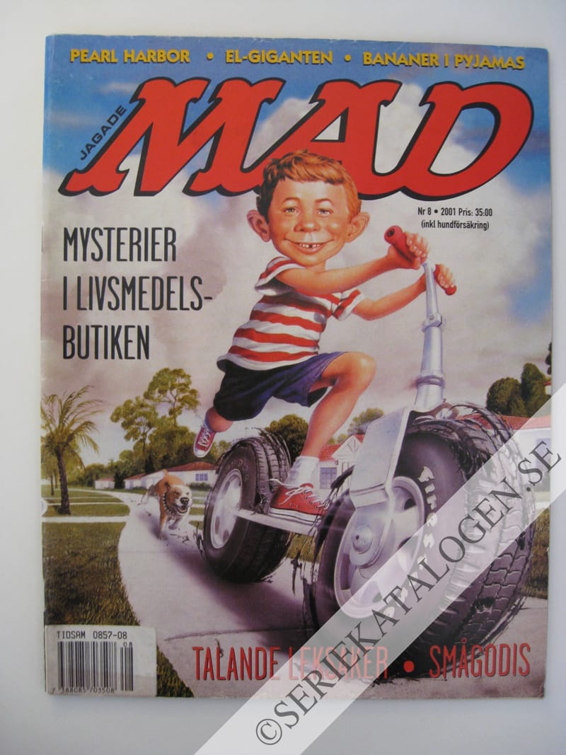 Framsida på Svenska MAD #8 (2001)