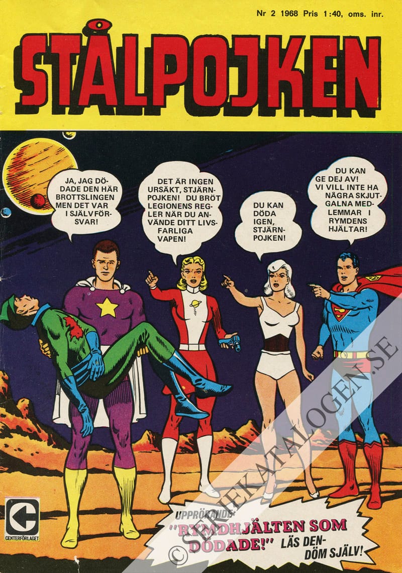 Framsida på Stålpojken #2 (1968)