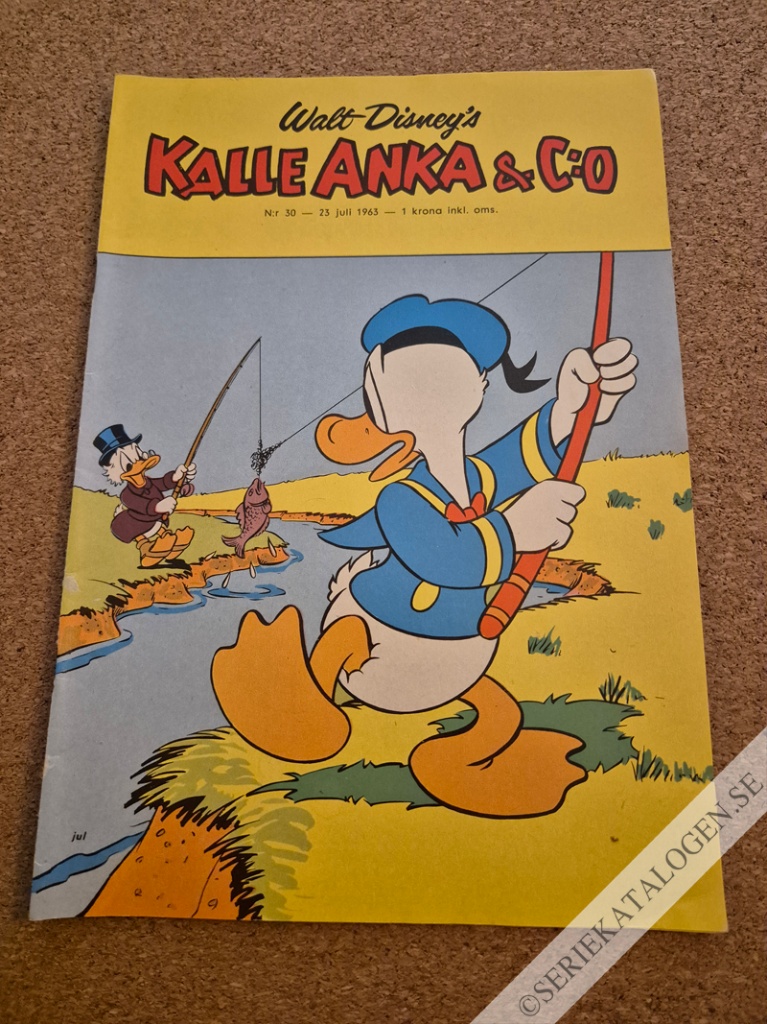 Framsida på Kalle Anka & C:o #30 (1963)