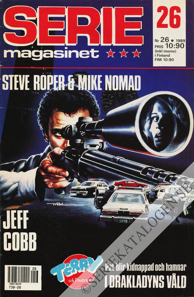 Framsida på Seriemagasinet #26 (1989)