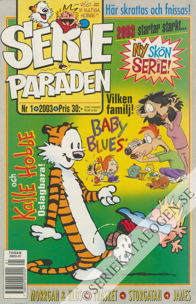 Framsida på Serie-paraden #1 (2003)
