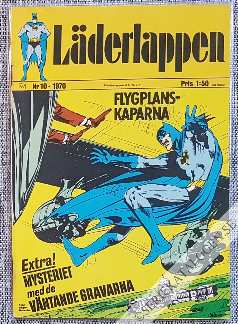 Framsida på Läderlappen och Robin #10 (1970)