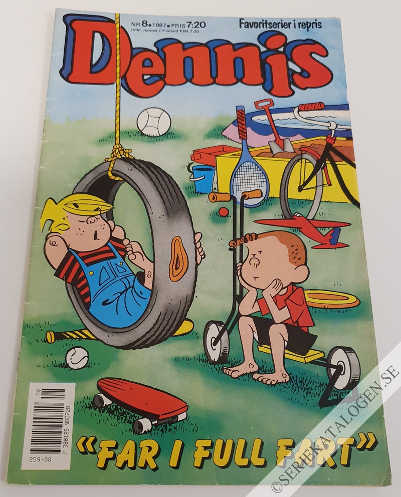 Framsida på Dennis #8 (1987)