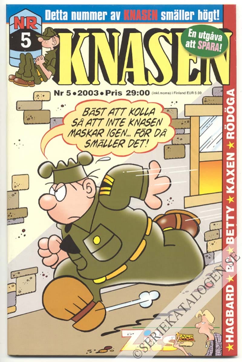Framsida på Knasen #5 (2003) (variant)